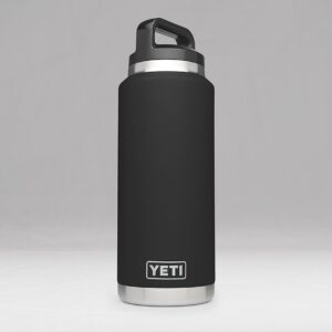 YETI Rambler 36oz Vacuum Insulated Stainless Steel Bottle with Cap (Stainless Steel) (Black)