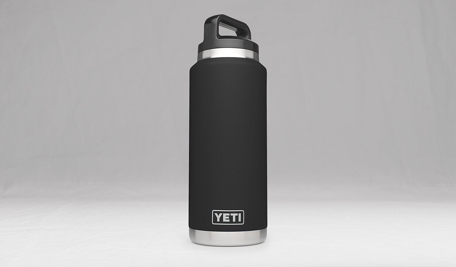 YETI Rambler 36oz Vacuum Insulated Stainless Steel Bottle with Cap (Stainless Steel) (Black)