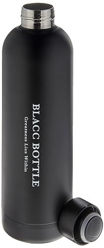 BLACC Bottle - 25oz Vacuum Insulated Stainless Steel Thermos - Reusable, Leak Proof, BPA-Free Flask with Inspirational Words for Office, Gym, Sports, and travel