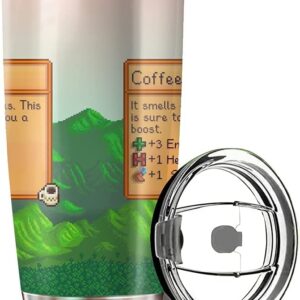 Stardew Valley Coffee Stainless Steel Tumbler 20oz & 30oz Travel Mug