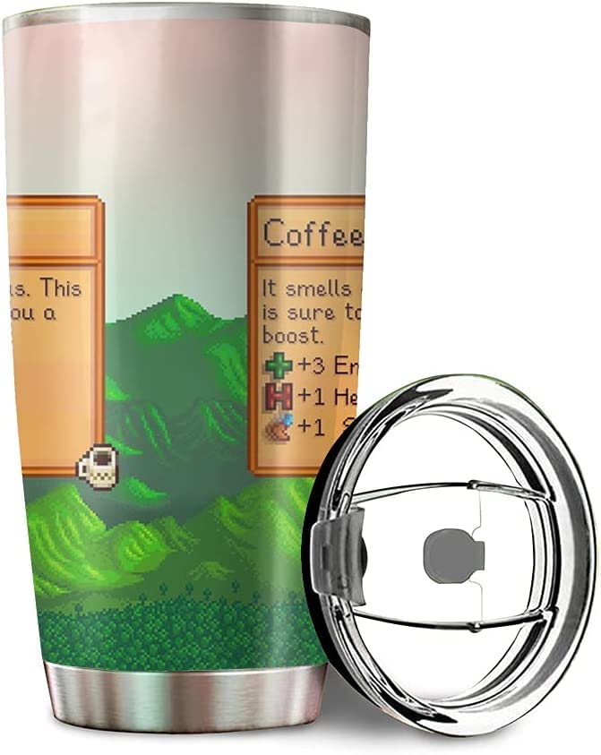 Stardew Valley Coffee Stainless Steel Tumbler 20oz & 30oz Travel Mug