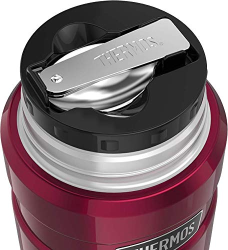 Thermos Stainless King Food Flask - 470 ml, Raspberry