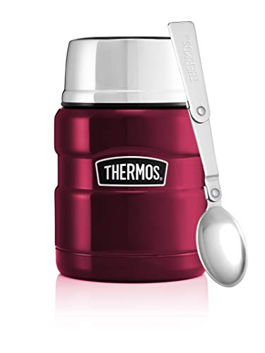 Thermos Stainless King Food Flask - 470 ml, Raspberry