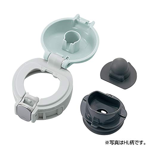 Zojirushi SM-WA36-HL One-Touch Stainless Steel Mug, Seamless, 0.36 L, Ice Gray