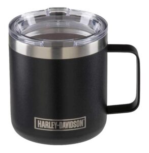 harley-davidson etched h-d stainless steel travel mug w/lid - 12 oz. hdx-98629