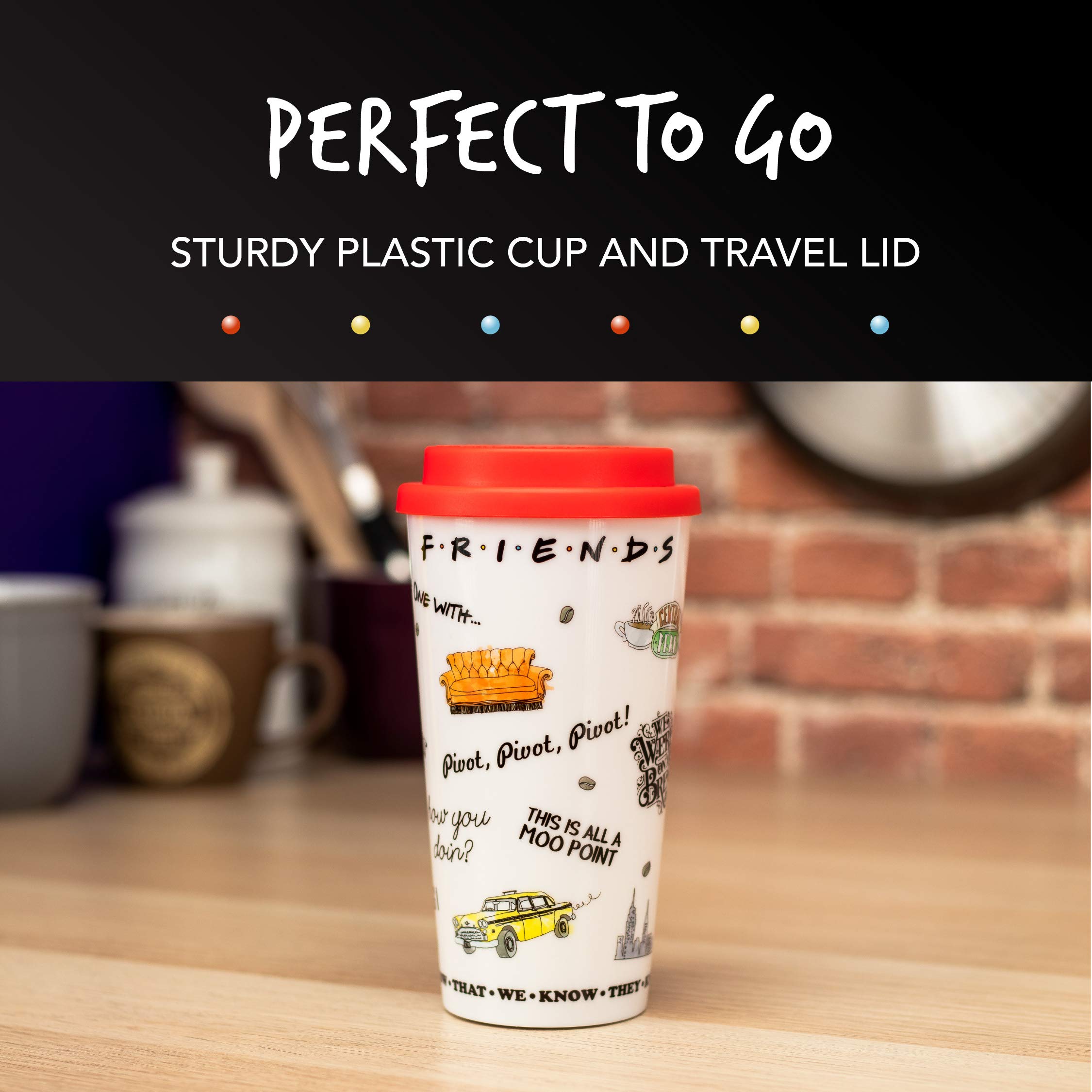 Paladone Friends Central Perk Coffee Cup Travel Mug