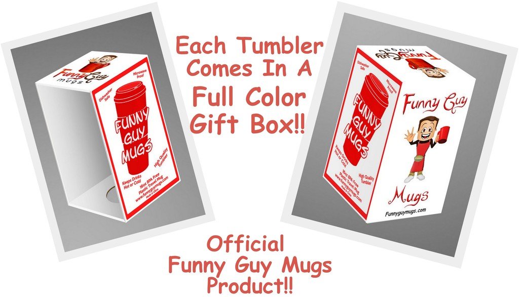 Funny Guy Mugs Have You Tried Turning It Off And On Again Travel Tumbler With Removable Insulated Silicone Sleeve, White, 16-Ounce