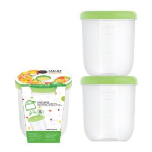 fosa vacuum container, microwavable with lid 49oz, 2pcs set (vacuum unit not included)