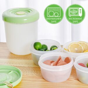 FOSA vacuum container, microwavable with lid 49oz, 2pcs set (vacuum unit not included)