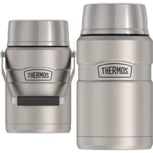 thermos stainless king 47 ounce food jar bundle with 2 storage containers