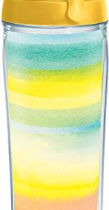 Tervis Yao Cheng - Summer Crush Made in USA Double Walled Insulated Tumbler Travel Cup Keeps Drinks Cold & Hot, 24oz Water Bottle, Classic