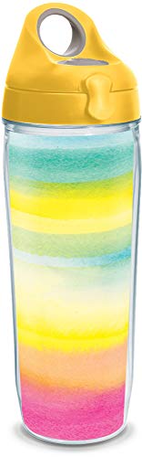 Tervis Yao Cheng - Summer Crush Made in USA Double Walled Insulated Tumbler Travel Cup Keeps Drinks Cold & Hot, 24oz Water Bottle, Classic