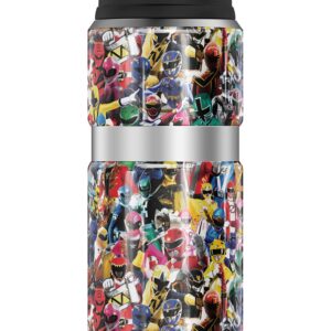 Power Rangers Crowd of Rangers THERMOS STAINLESS KING Stainless Steel Drink Bottle, Vacuum insulated & Double Wall, 24oz
