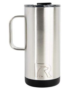 rtic travel coffee cup (16 oz), stainless