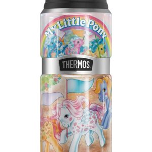 My Little Pony Retro Classic Ponies THERMOS STAINLESS KING Stainless Steel Drink Bottle, Vacuum insulated & Double Wall, 24oz