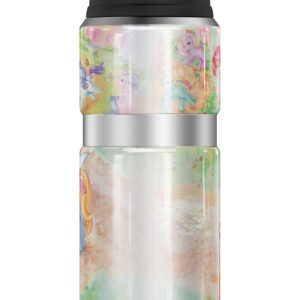 My Little Pony Retro Classic Ponies THERMOS STAINLESS KING Stainless Steel Drink Bottle, Vacuum insulated & Double Wall, 24oz