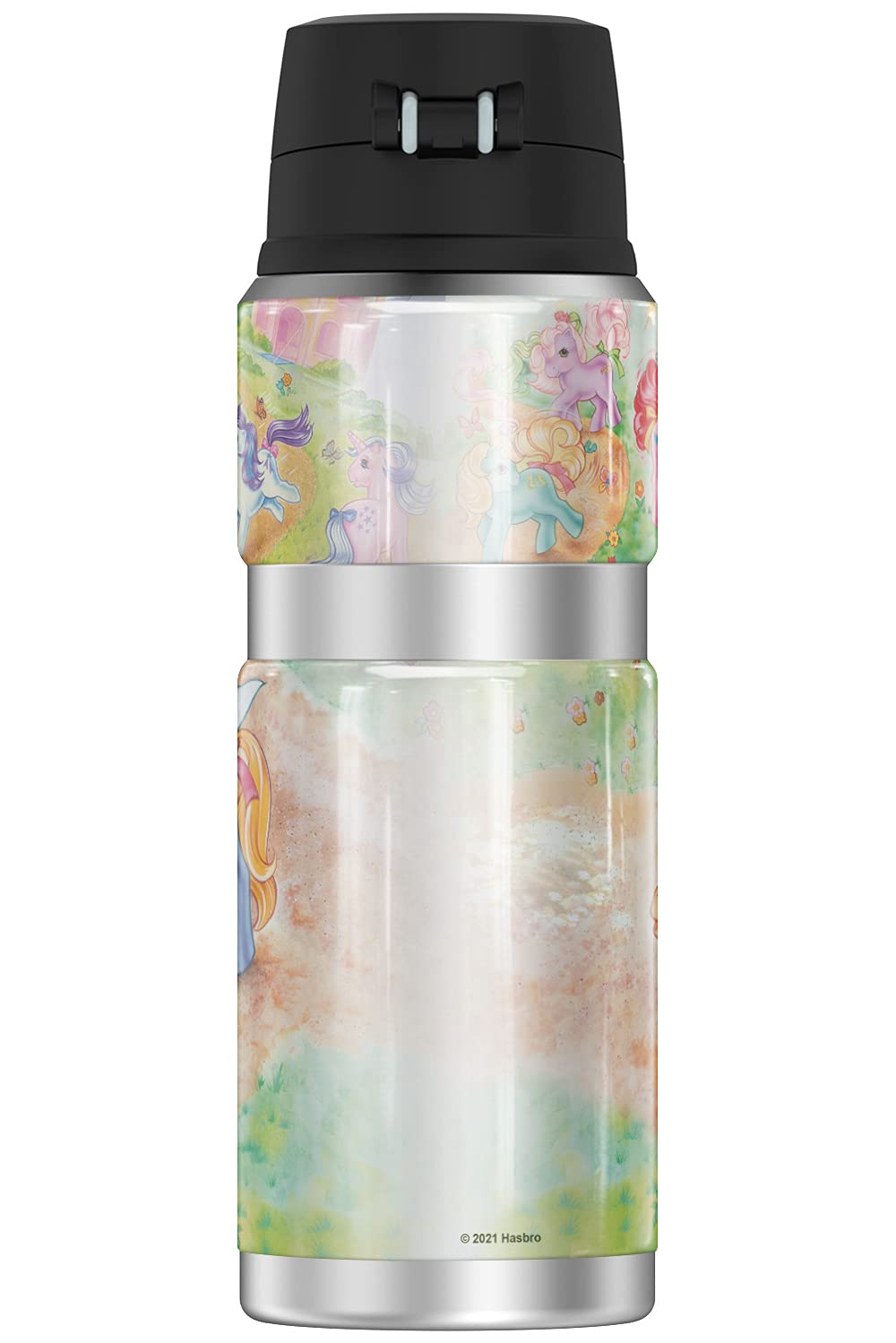 My Little Pony Retro Classic Ponies THERMOS STAINLESS KING Stainless Steel Drink Bottle, Vacuum insulated & Double Wall, 24oz