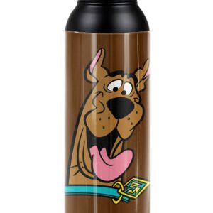 Scooby Doo! OFFICIAL Scooby Happy 24 oz Insulated Canteen Water Bottle, Leak Resistant, Vacuum Insulated Stainless Steel with Loop Cap