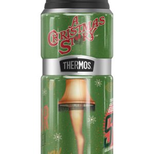 A Christmas Story Leg Lamp THERMOS STAINLESS KING Stainless Steel Drink Bottle, Vacuum insulated & Double Wall, 24oz