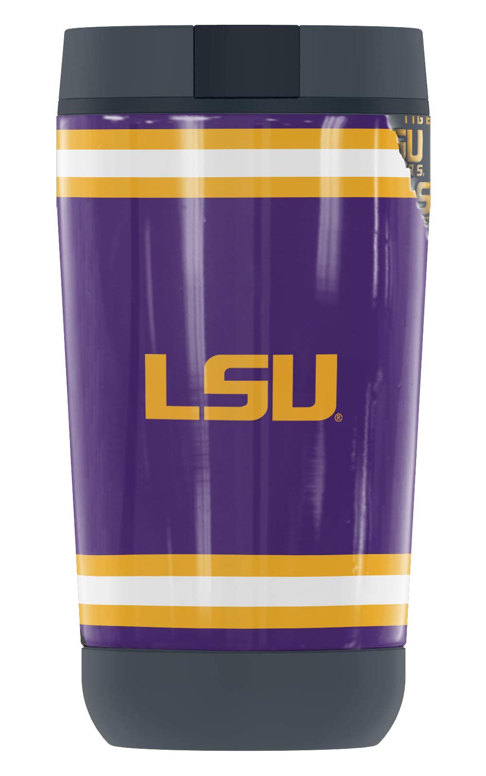 THERMOS LSU Tigers, Torn Tiger GUARDIAN COLLECTION Stainless Steel Travel Tumbler, Vacuum insulated & Double Wall, 12oz