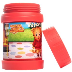 Daniel Tiger Stainless Steel 13oz Insulated Lunch Jar for Kids, Large Leak-Proof Storage Container Keeps Food, Soups, Liquids Hot or Cold for Hours-Back To School Thermos Fits Inside Lunchboxes & Bags