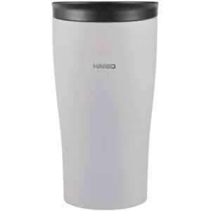 HARIO STF-300-GR Tumbler, Gray, 10.1 fl oz (300 ml), Thermal Tumbler with Lid