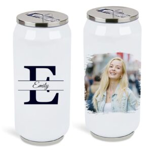 personalized stainless steel water bottle - custom gifts for girlfriend from boyfirend personalized cups with photo to girlfriends gifts 13.7oz