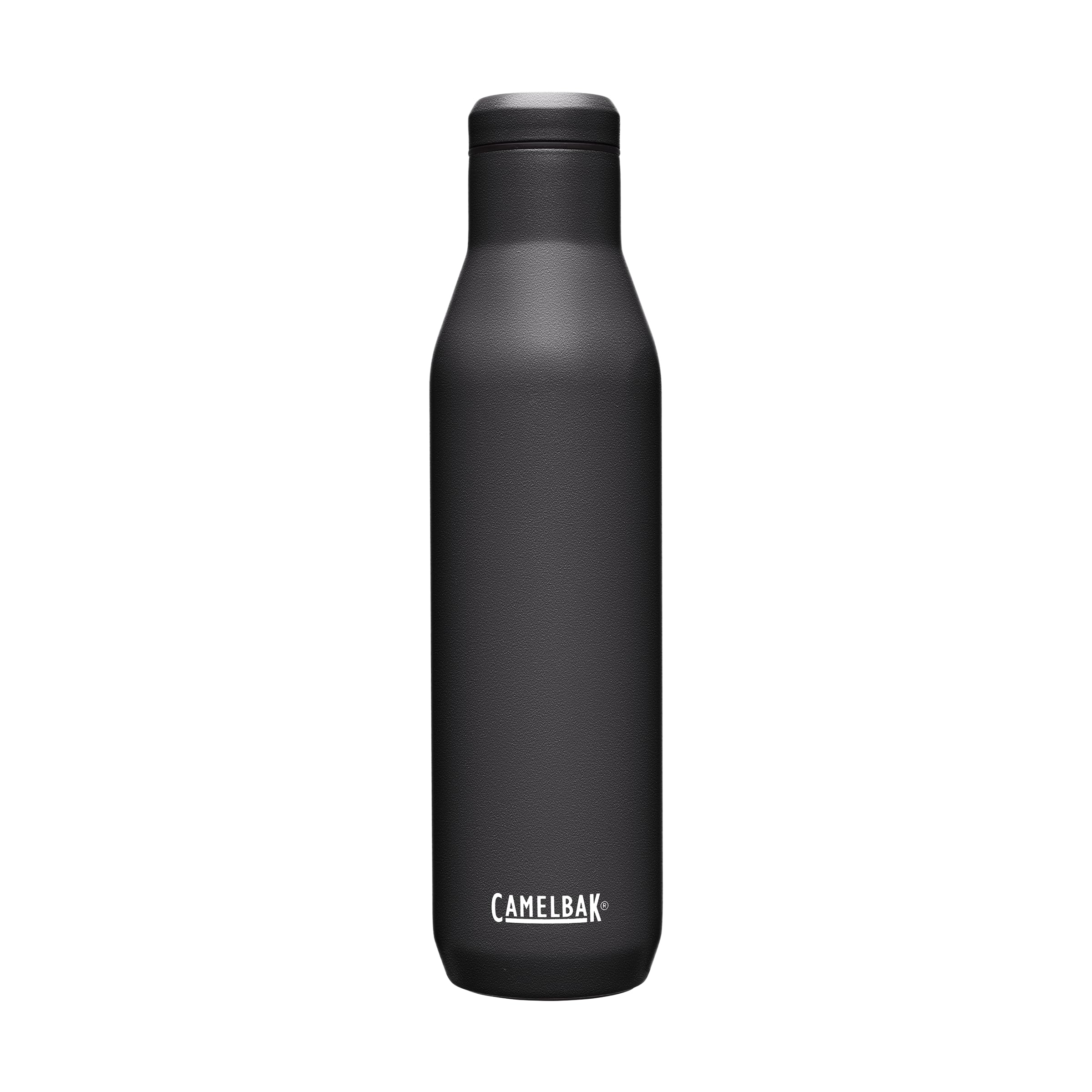 CamelBak Horizon 25oz Water Bottle - Insulated Stainless Steel - Wine Compatible - Leak Proof - Black