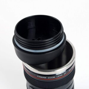 Caniam Camera Lens Coffee Cup, Travel Mug - Camera Eos 24-105Mm Model Stainless 400Ml Thermos