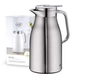alfi skyline thermos flask, 1 litre, matte stainless steel