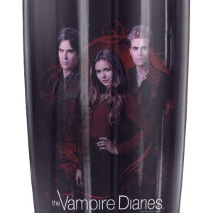Logovision Vampire Diaries Company of Three Stainless Steel Tumbler 20 oz Coffee Travel Mug/Cup, Vacuum Insulated & Double Wall with Leakproof Sliding Lid | Great for Hot Drinks and Cold Beverages