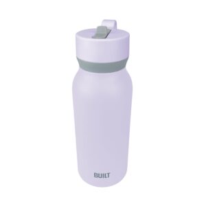 Built 32oz Cascade Bottle with Wide Mouth Straw Lid and Filter Lavender