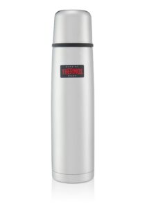 thermos 184137 light and compact flask, stainless steel, 1.0 l