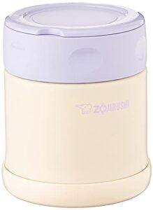 zojirushi stainless steel food jar, 9 oz, pale orange