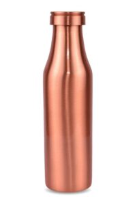 pure copper bottle - perfect ayurvedic copper drinking vessel - copper thermoses for sports, fitness, yoga -1 litre / 34 oz leak proof joint free (pack of 1) premium quality