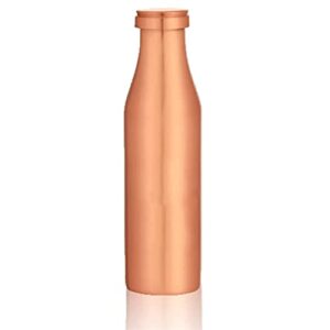 Pure Copper Bottle - Perfect Ayurvedic Copper Drinking Vessel - Copper Thermoses for Sports, Fitness, Yoga -1 Litre / 34 Oz Leak Proof Joint Free (Pack of 1) Premium Quality