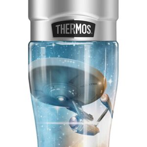 THERMOS Star Trek The Final Frontier STAINLESS KING Stainless Steel Travel Tumbler, Vacuum insulated & Double Wall, 16oz