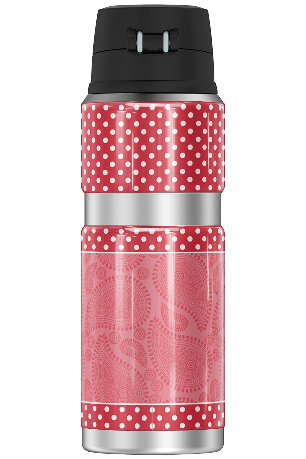 Betty Boop Paisley Dots THERMOS STAINLESS KING Stainless Steel Drink Bottle, Vacuum insulated & Double Wall, 24oz