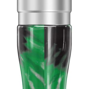 THERMOS Marshall University OFFICIAL Tie-Dye STAINLESS KING Stainless Steel Travel Tumbler, Vacuum insulated & Double Wall, 16oz