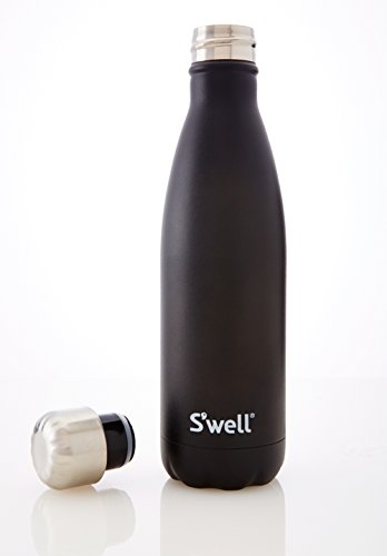 S'Well Insulated Bottle, Onyx, 17 OZ