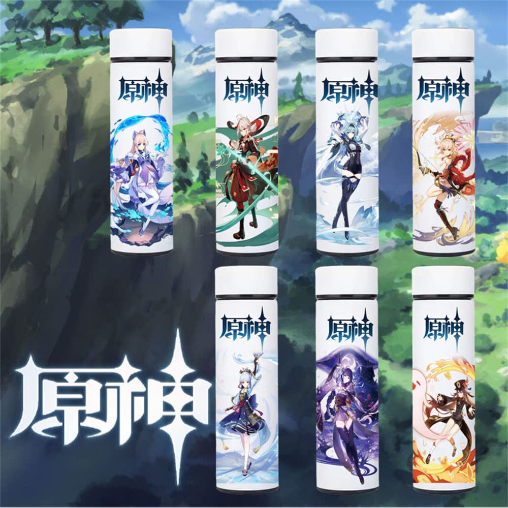 MTTM Albedo Students Insulated Cup Sports Water Bottle Anime Genshin Impact Stainless Steel Thermos Cup