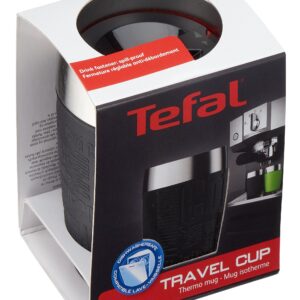 Tefal Travel Cup, Stainless Steel, Black, 200 ml