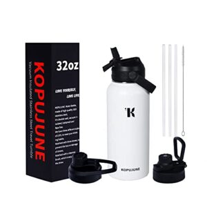 kopujune sports water bottle, with stainless steel,double wall insulated wide mouth