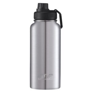 waass sports water bottle - 32 oz,leak proof, vacuum insulated stainless steel, double walled hot & cold drink