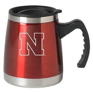 16 oz stainless steel coffee tumbler - nebraska cornhuskers