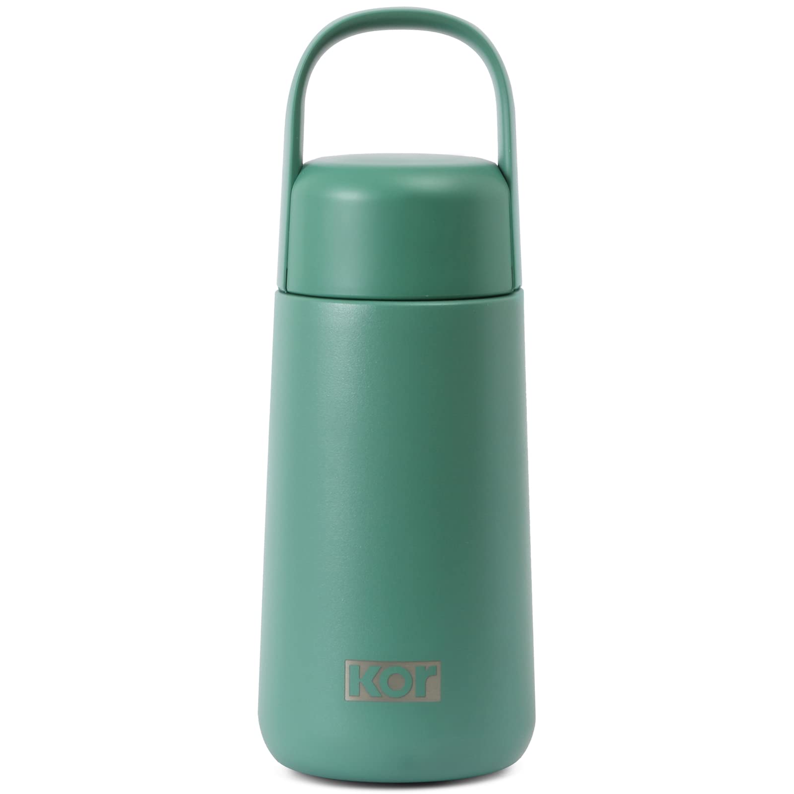 KOR Melrose 12oz Double Wall Insulated Water Bottle - Keeps Beverages Hot for 12hrs, Cold for 24hrs - Stainless Steel Design - Contoured Perfect Spout for Drinking