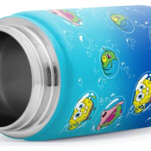 Simple Modern Kids Water Bottle with Straw Lid | Insulated Stainless Steel Reusable Tumbler for Toddlers, Girls, Boys | Summit Collection | 10oz, SpongeBob Bubbles