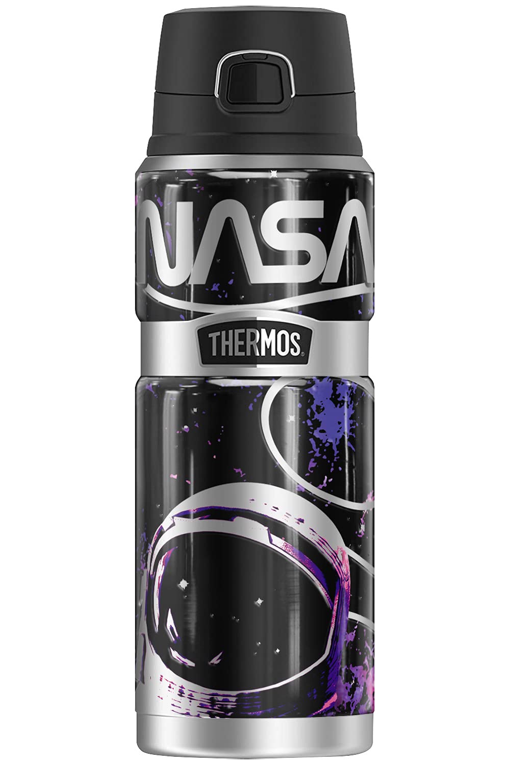 Nasa Worm Floating In Space THERMOS STAINLESS KING Stainless Steel Drink Bottle, Vacuum insulated & Double Wall, 24oz