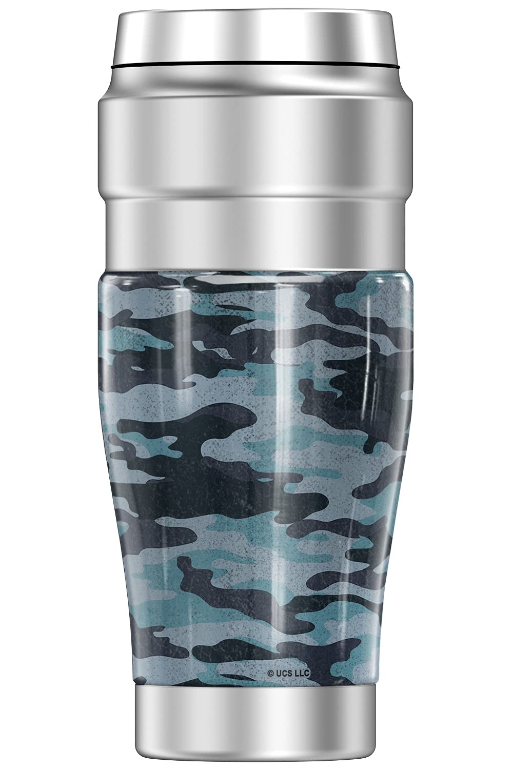 THERMOS Jaws Camo Jaws STAINLESS KING Stainless Steel Travel Tumbler, Vacuum insulated & Double Wall, 16oz