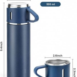 Funds United Stainless Steal Thermos Coffee Cup, Vacuum sealed Hot & Cold insulated Beverage Bottle